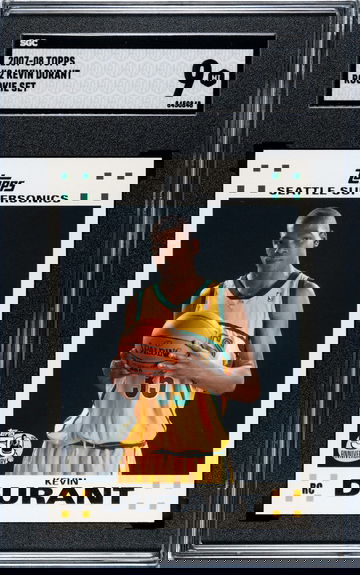 2007 Topps Kevin Durant Rookie #2 SGC 9