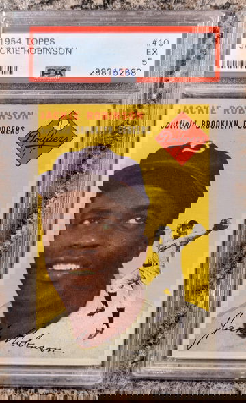 1954 Topps Jackie Robinson PSA 5 Centered