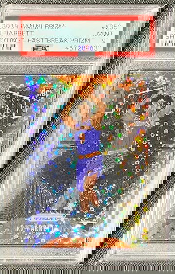 RJ Barrett 2019-20 Panini Prizm Fast Break Disco Variation #250 PSA 9 (46128483)