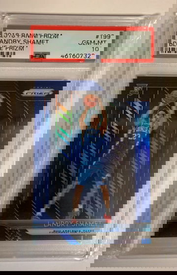 2018-19 Panini Prizm #199 LANDRY SHAMET Blue Prizm #168/199 RC PSA 10 GEM MINT