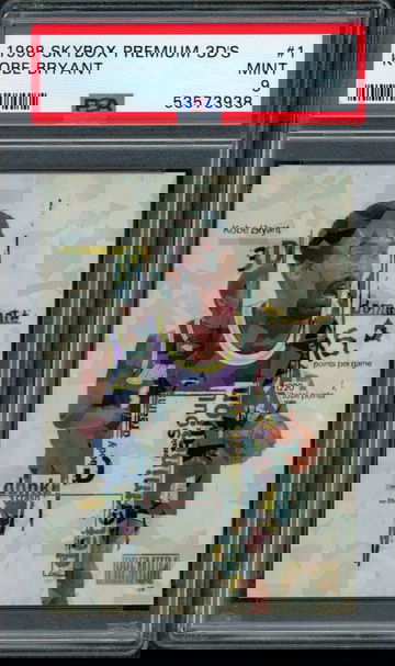 1998 Skybox Premium 3D's #1 Kobe Bryant 