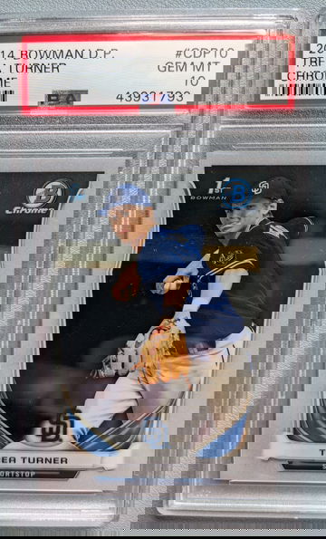 2014 1st Bowman Chrome Trea Turner PSA 10 #CDP10