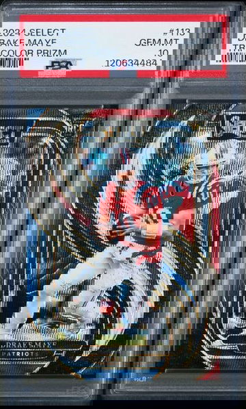 Drake Maye 2024 Select Tri Color Prizm PSA 10 /249