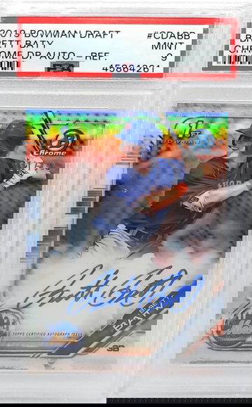 Brett Baty PSA 9 Refractor Auto