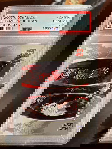 2005 UD MJ LJ Lebron James Michael Jordan BOnus Pack PSA 10