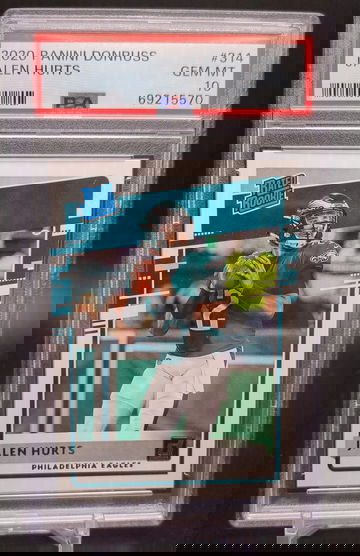 2020 Panini Donruss #314 Jalen Hurts PSA 10 Eagles