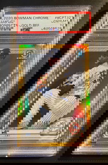 2020 Bowman Chrome Prospects POP 1!! Gold Refractor /50 PSA 10 GEM MINT