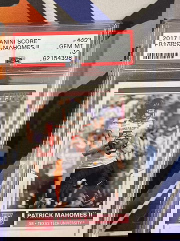 Patrick Mahomes Score 2017 PSA10