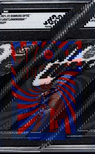 2021-22 Panini Donruss Optic My House Cade Cunningham #16 RC SGC 8