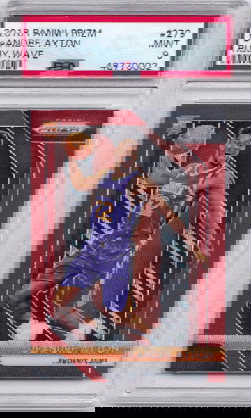 Deandre Ayton 2018 Ruby Wave PSA 9 