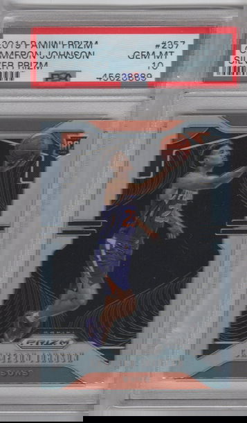 2019 Prizm Cameron Johnson Silver PSA 10