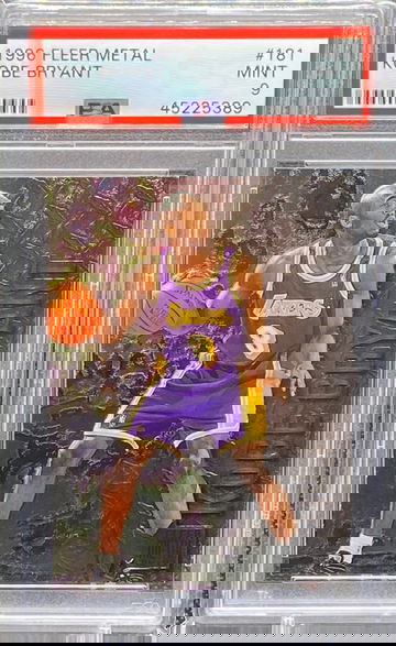 1996 Fleer Metal Kobe Bryant Rookie PSA 9 #181