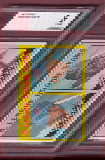 1967 Topps #569 Rod Carew BVG 6