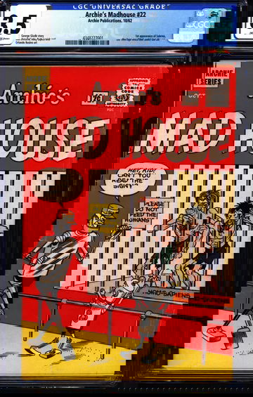 Archie's Madhouse #22 (1962) CGC 3.5 -- 1st Sabrina the Teenage Witch & Salem