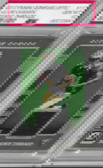 2017 Optic Alvin Kamara Rookie Threads PSA 10