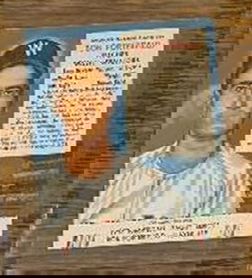 1953 Red Man #19 Bob Porterfield with Tab Ex Mt