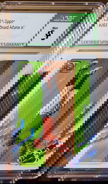 2021 Topps Ronald Acuna Jr #263 CSG Mint 9 Atlanta Braves