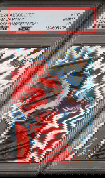 2024 Panini Absolute Kaboom! Horizontal JJ Mccarthy #13 PSA 9