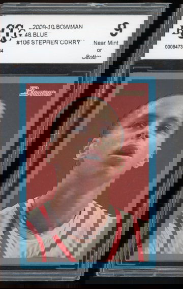 Stephen Curry Bowman Blue Rookie /1948 BCCG9