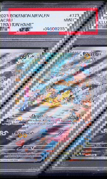 2023 Pokemon Scarlet and Violet 151 Illustration Rare Pikachu #173 PSA 9