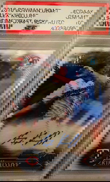 2016 Bowman Chrome Alex Kirilloff Auto PSA 10