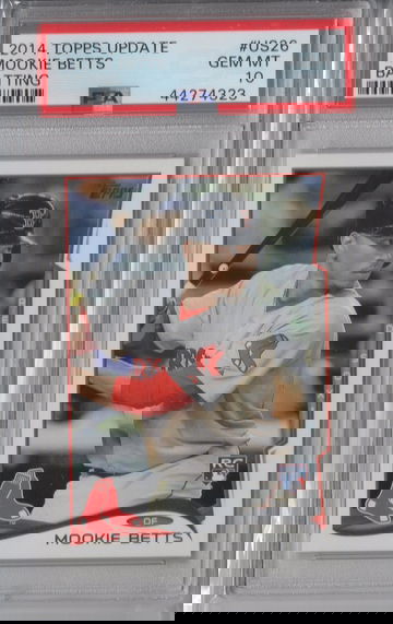 2014 Topps Update Mookie Betts PSA 10