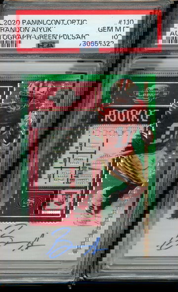 2020 Brandon Aiyuk Rookie Ticket Auto PSA 10 