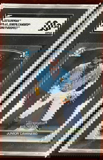 2023 Bowman Chrome Prospects Junior Caminero SGC 10 