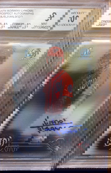 Juan Soto bgs 9 auto 10