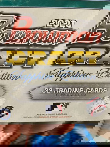 2020 Bowman Draft Sapphire Edition Factory Sealed Box