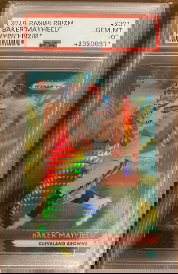 Baker Mayfield Hyper Prizm Rookie PSA 10 /275