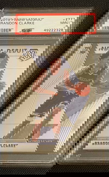 Brandon Clarke 2019 Mosaic Debut PSA 9