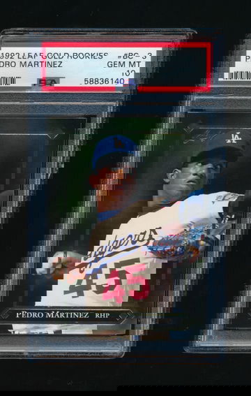 1992 Leaf Gold Rookies BC-3 Pedro Martinez RC PSA 10 Gem Mint