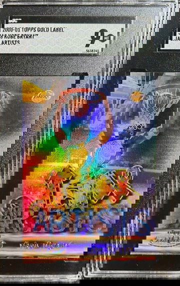 2000-01 Topps Gold Label Kobe Bryant Jam Artists Holo #JA8 SGC 9 MINT LAKERS HOF