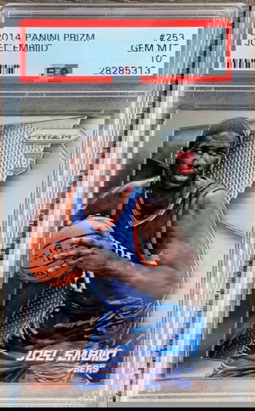 Joel Embiid 2014 Panini Prizm Rookie RC PSA 10