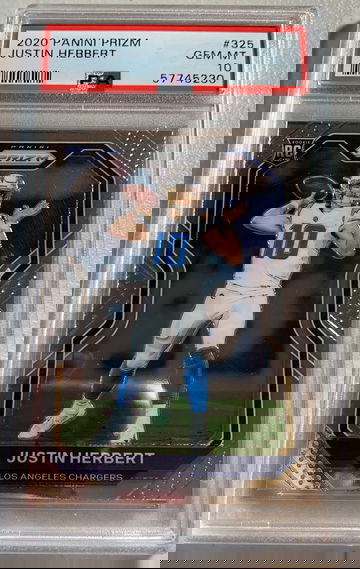 2020 Prizm Justin Herbert RC PSA 10