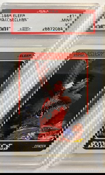 1988 Fleer Brad Sellers PSA 9