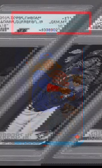 2019 Topps Chrome Update Vladimir Guerrero Jr PSA 10