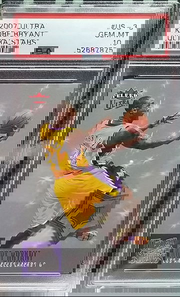 2007 Fleer Ultra #US-6 Ultra Stars Kobe Bryant PSA 10 Pop 6