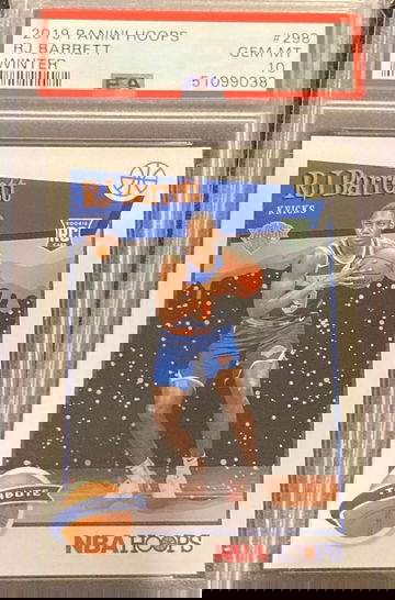 2019 Panini Hoops RJ Barrett Tribute Winter PSA 10