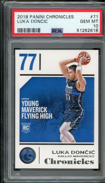 2018 Chronicles Luka Doncic PSA 10