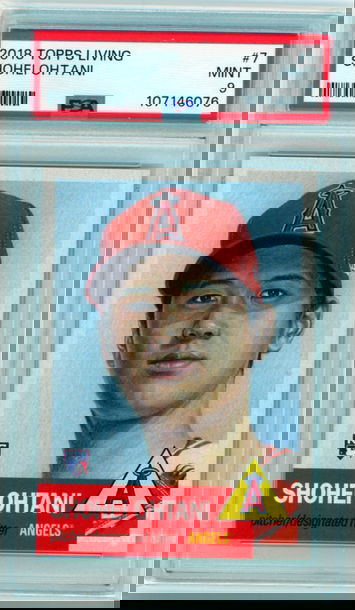 2018 Topps Living #7 Shohei Ohtani PSA 9 MINT!