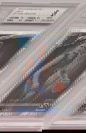 2018-19 Panini Donruss Optic Shock #177 Luka Doncic RC BGS 8