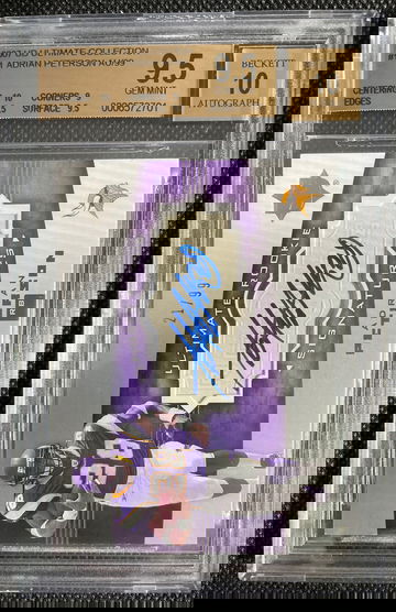 2007 Upper Deck Ultimate Collection - Adrian Peterson - RC /99 - BGS 9.5/10 - Pop 5