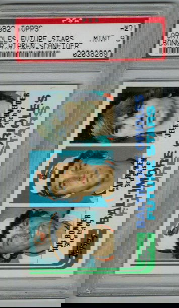 1982 Cal Ripken jr Rookie RC PSA 9 card 21 Orioles future star 