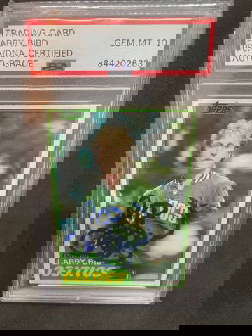 1981 Larry Bird Rookie Auto PSA 10