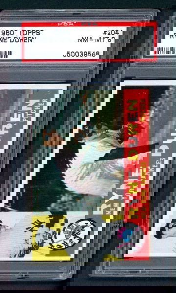 1960 Topps #204 RYNE DUREN Yankees PSA 8 NM/MT