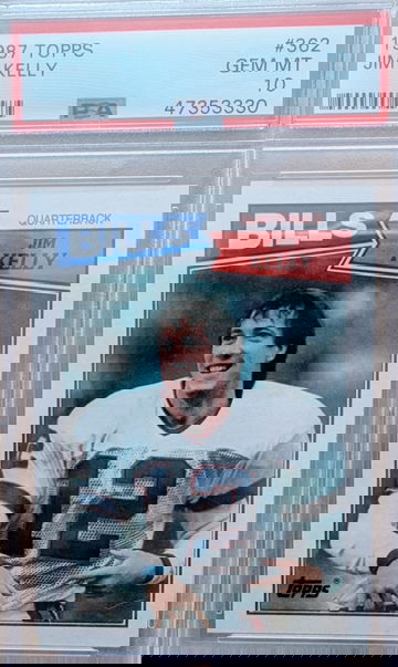 1987 Topps Jim Kelly HoF RC PSA 10 Gem Mint