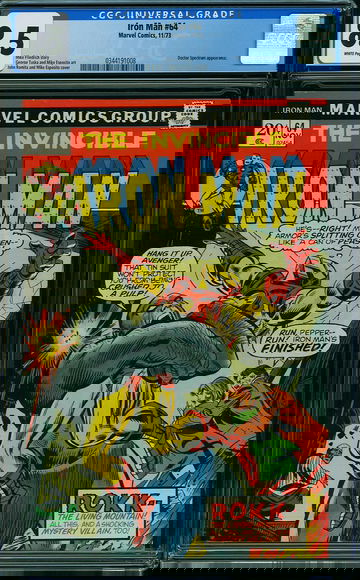 IRON MAN #64, CGC 8.5 VF+