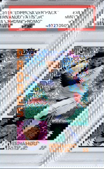 2019 Topps Update '84 Topps Silver Pack Chrome #T84U34 Fernando Tatis Jr. PSA 9